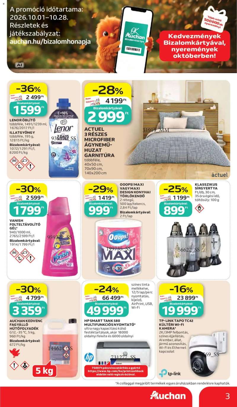 Auchan Auchan akciós újság 3 oldal