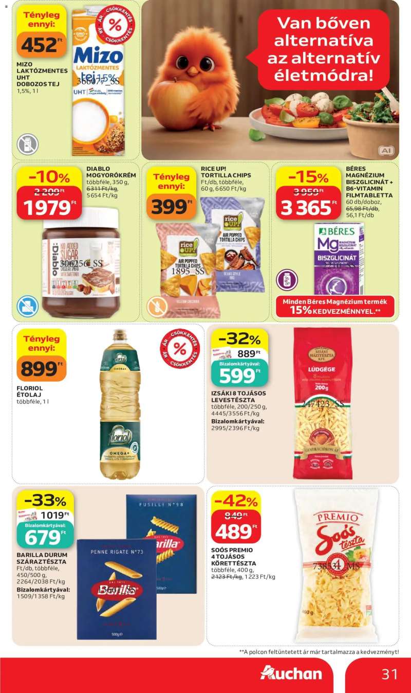 Auchan Auchan akciós újság 31 oldal