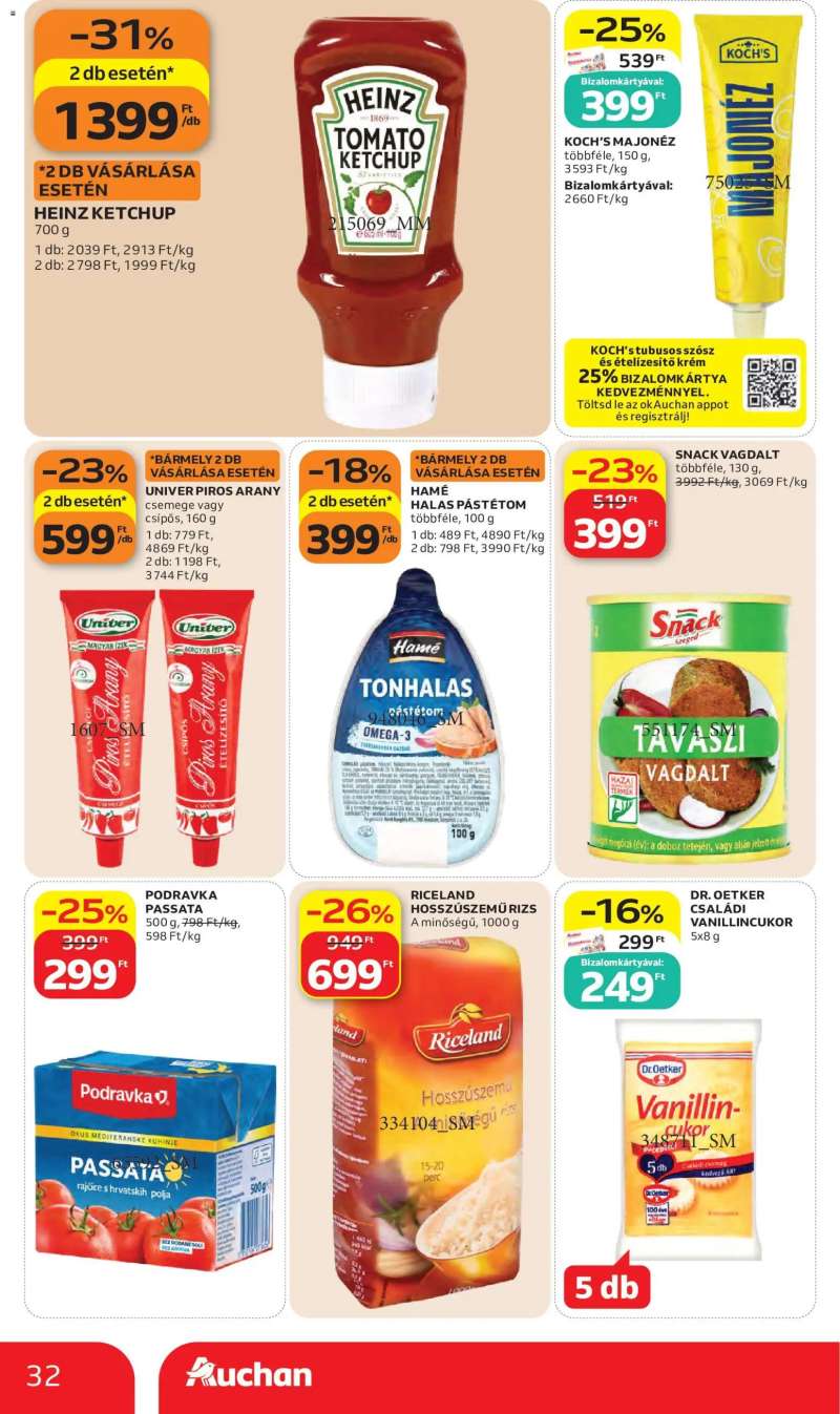 Auchan Auchan akciós újság 32 oldal