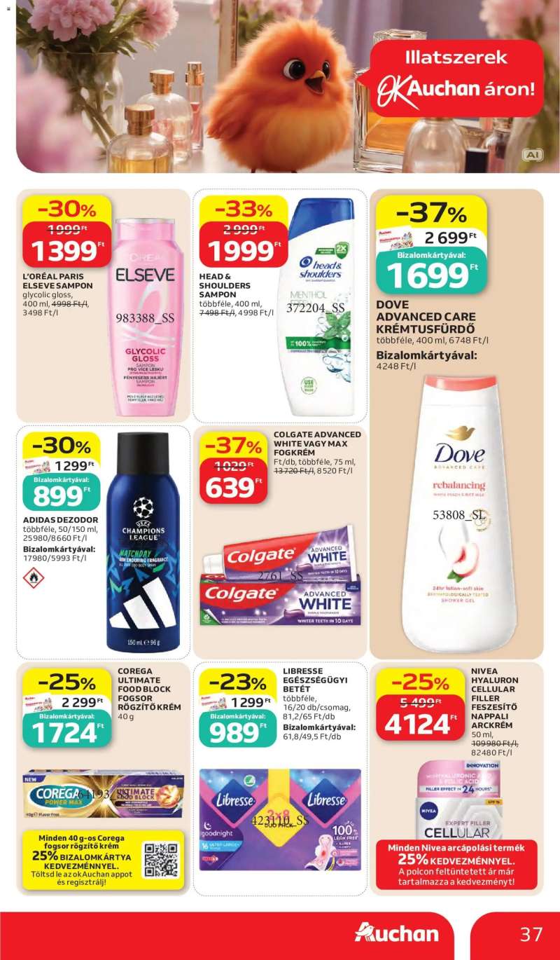 Auchan Auchan akciós újság 37 oldal