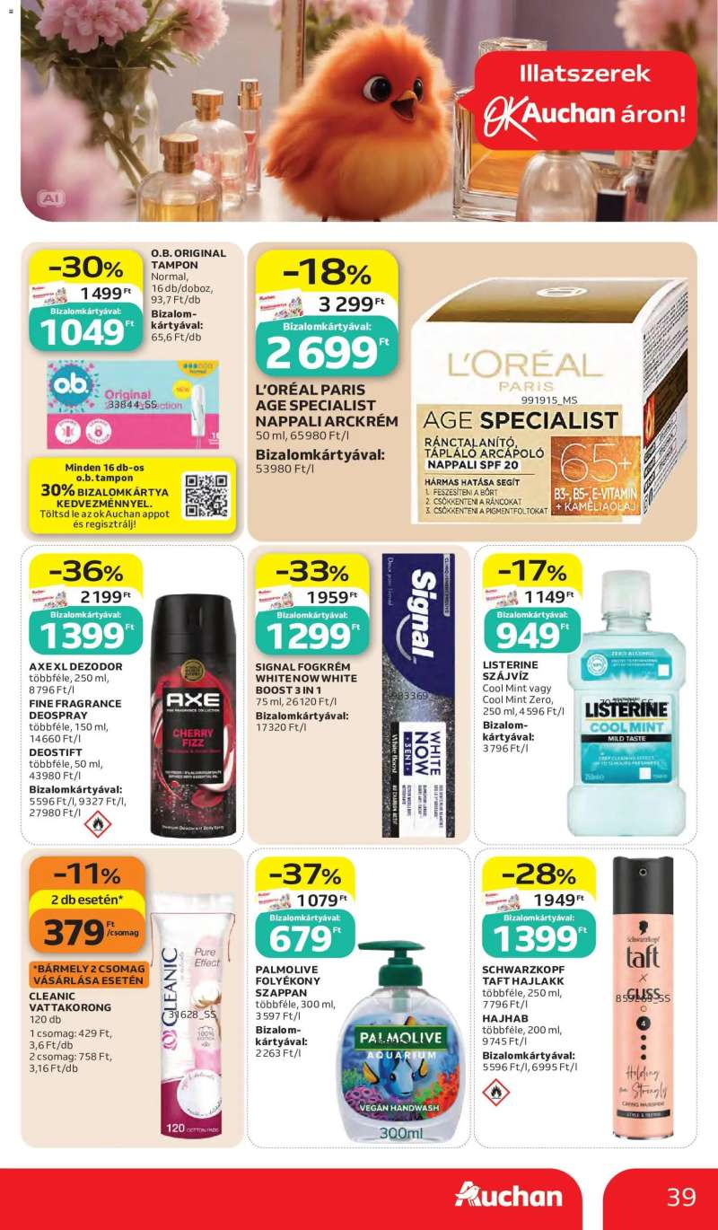 Auchan Auchan akciós újság 39 oldal