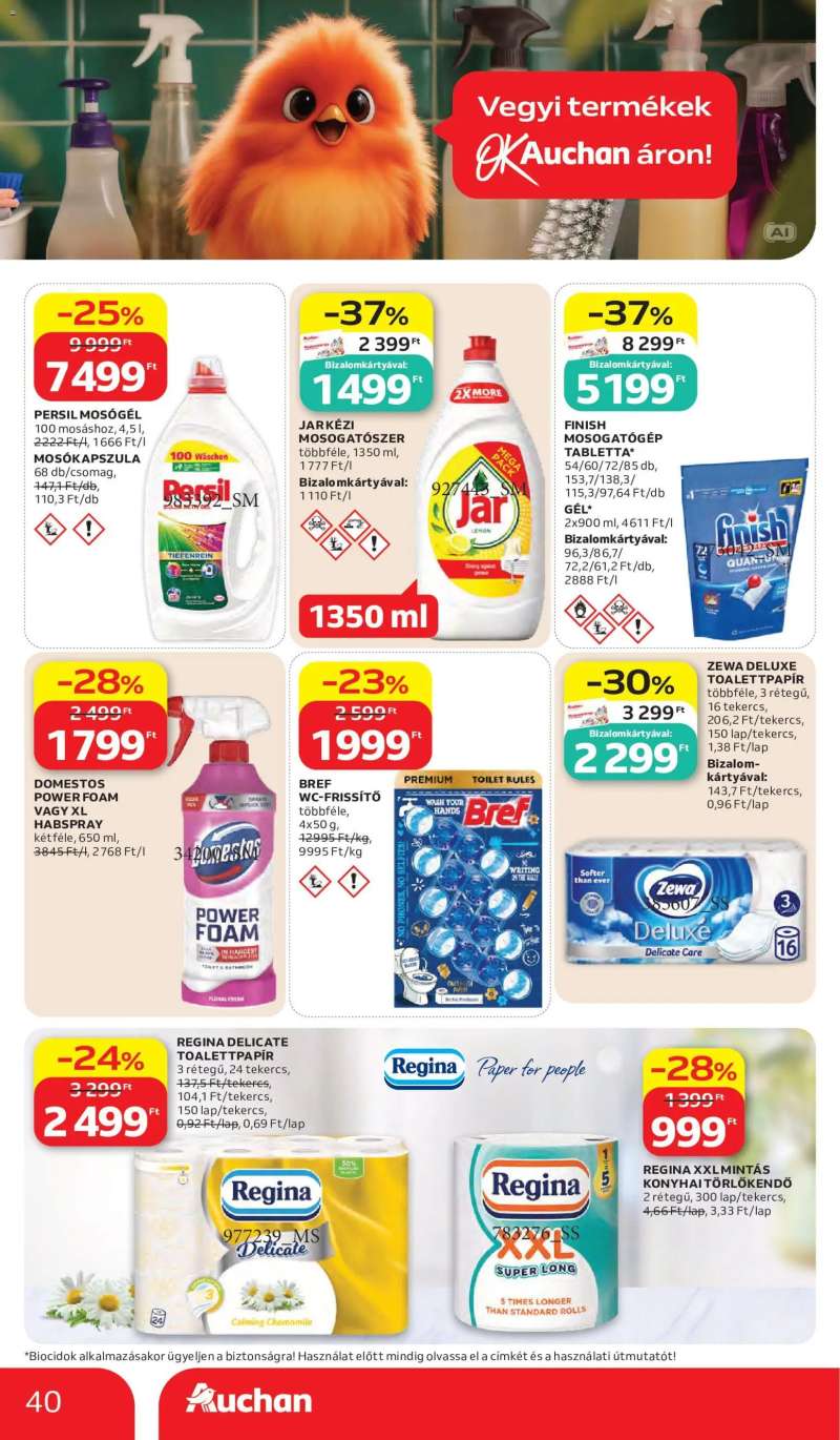 Auchan Auchan akciós újság 40 oldal