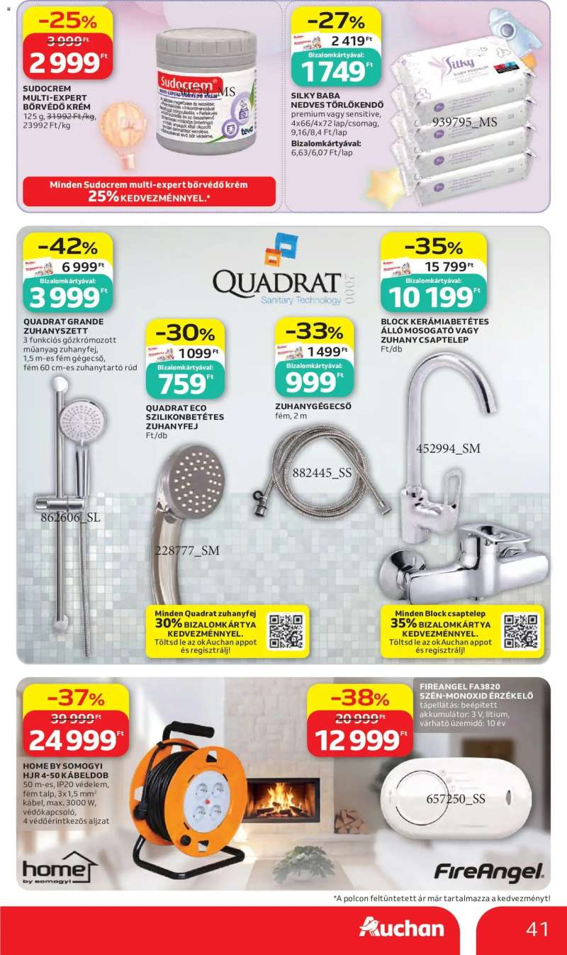 Auchan Auchan akciós újság 41 oldal