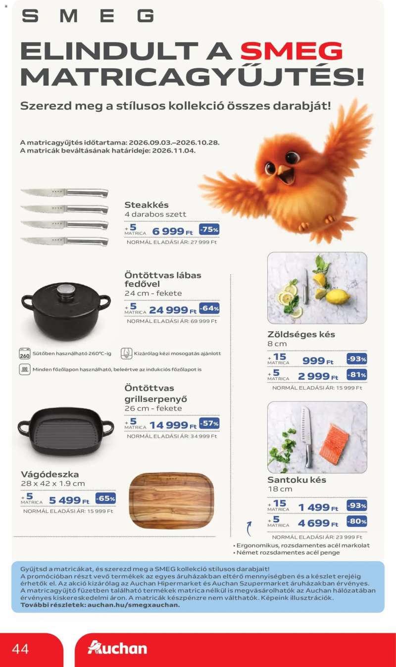 Auchan Auchan akciós újság 44 oldal