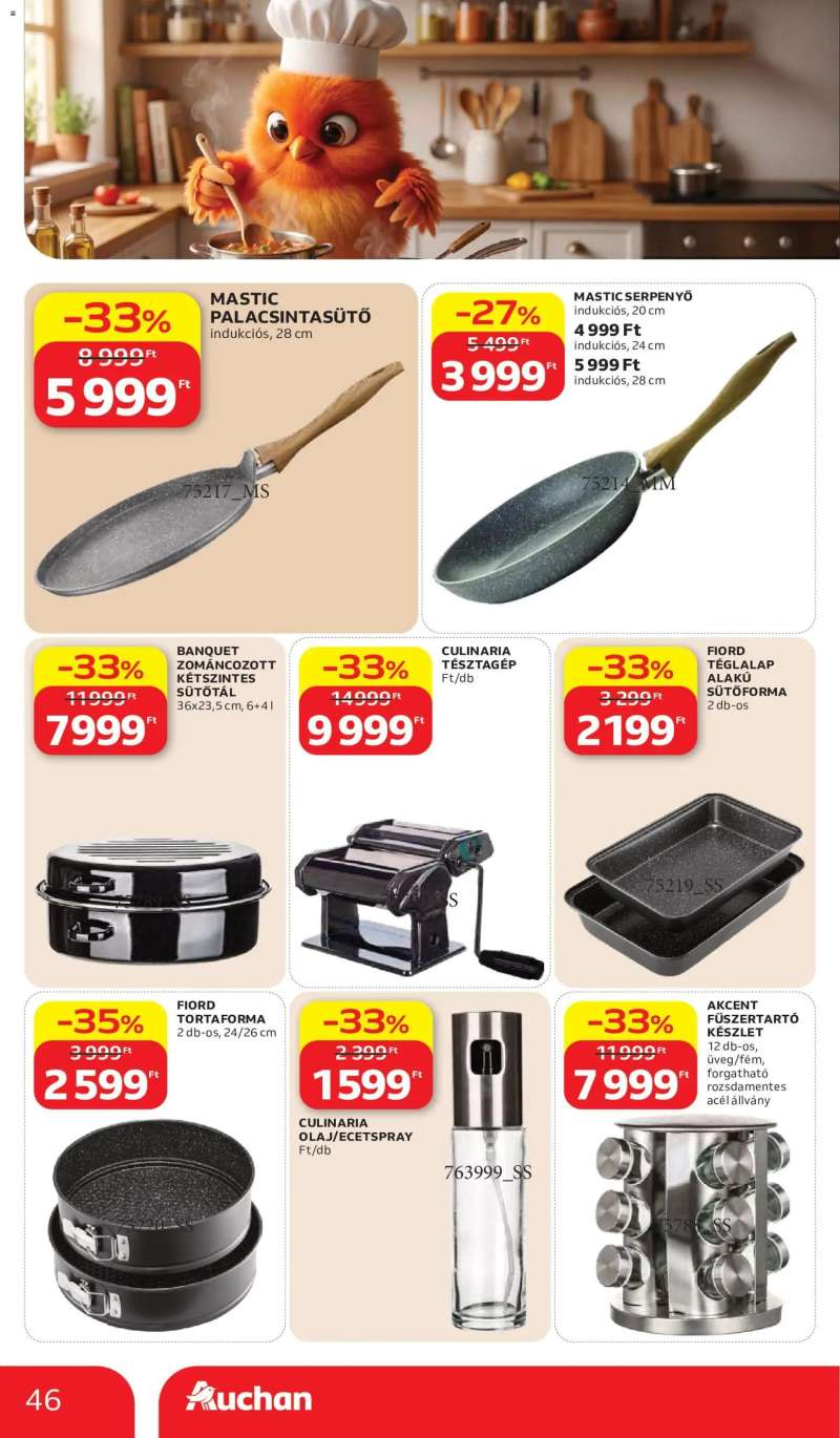 Auchan Auchan akciós újság 46 oldal