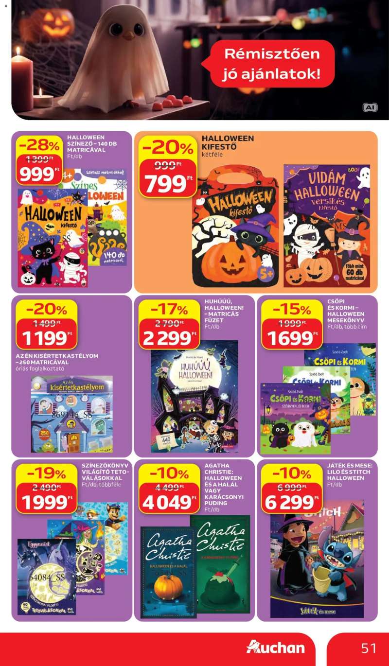Auchan Auchan akciós újság 51 oldal