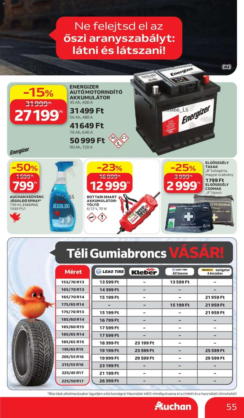 Auchan Auchan akciós újság 55 oldal