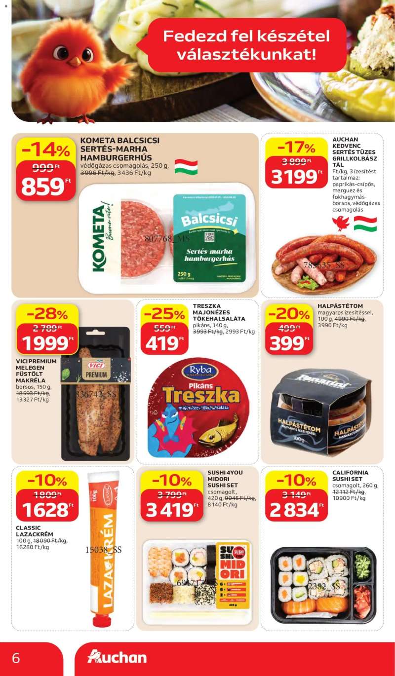 Auchan Auchan akciós újság 6 oldal