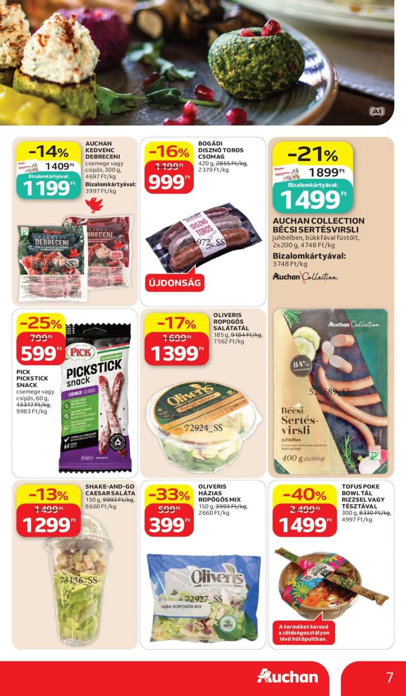 Auchan Auchan akciós újság 7 oldal
