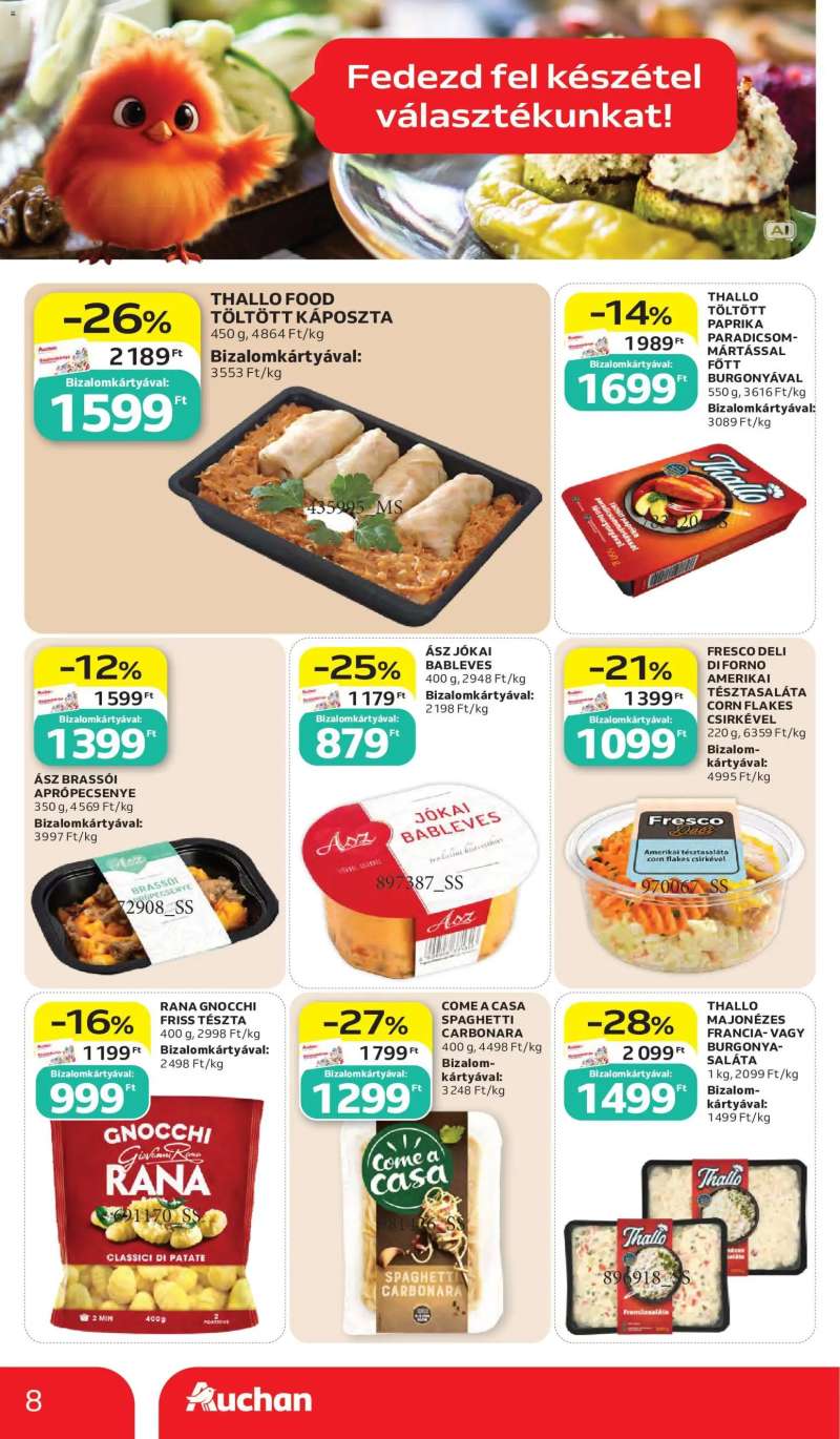 Auchan Auchan akciós újság 8 oldal