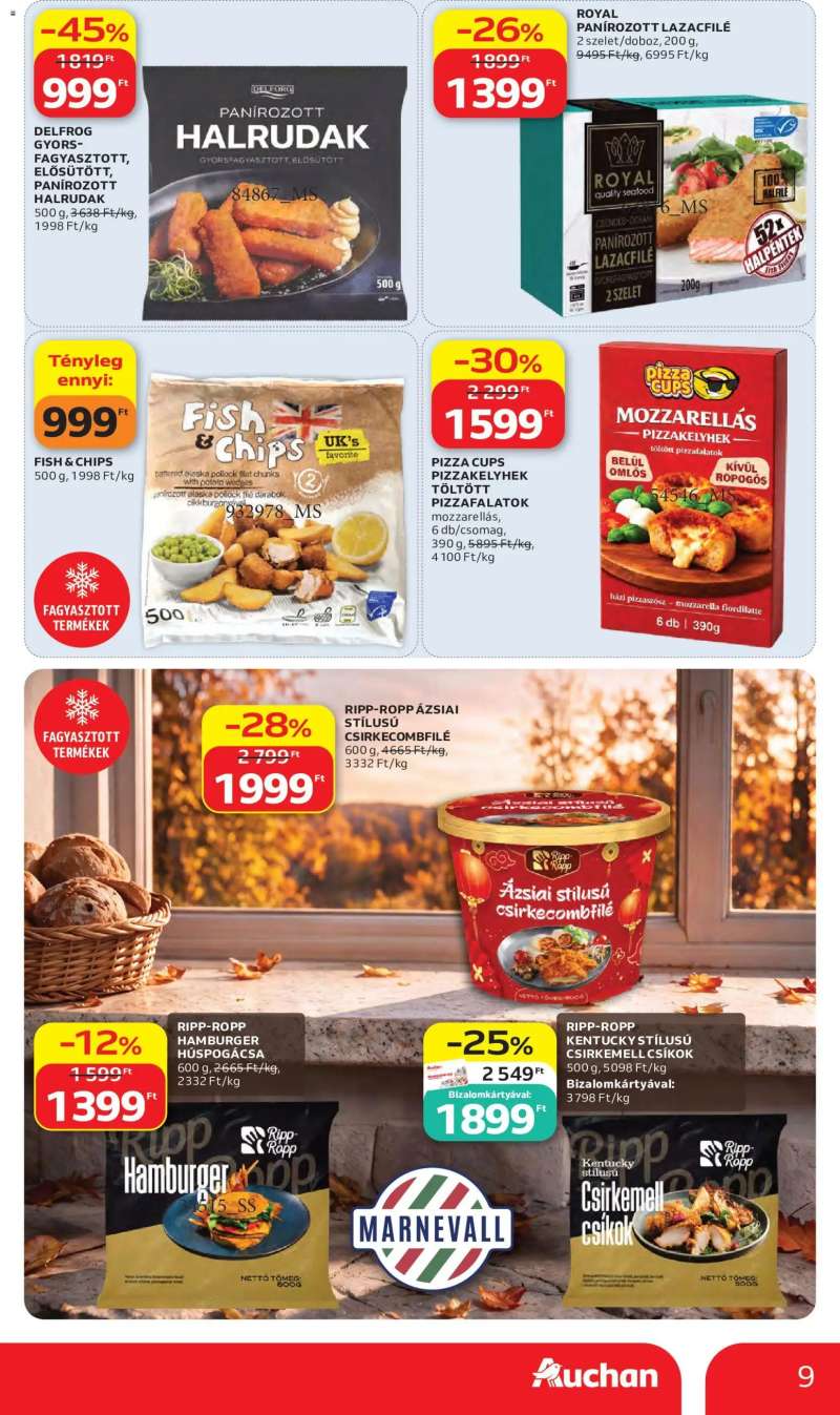 Auchan Auchan akciós újság 9 oldal