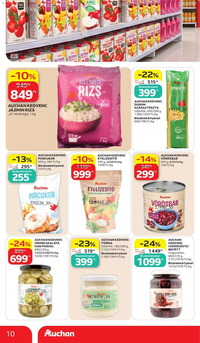 Auchan Auchan Saját Márkás ajánlatok 10 oldal