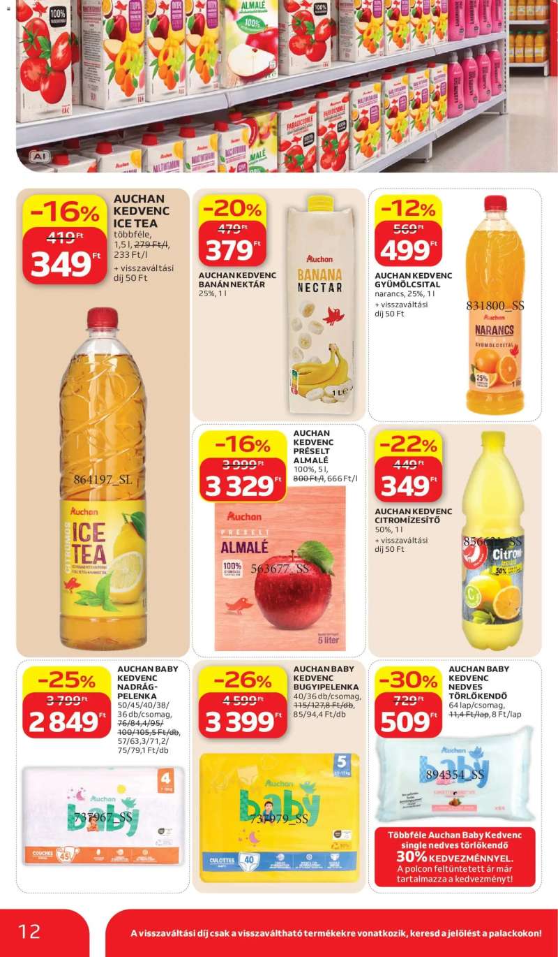 Auchan Auchan Saját Márkás ajánlatok 12 oldal