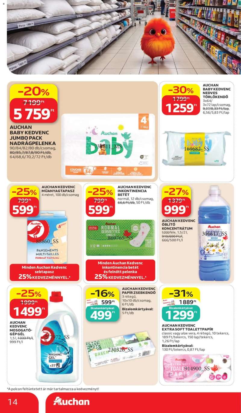 Auchan Auchan Saját Márkás ajánlatok 14 oldal