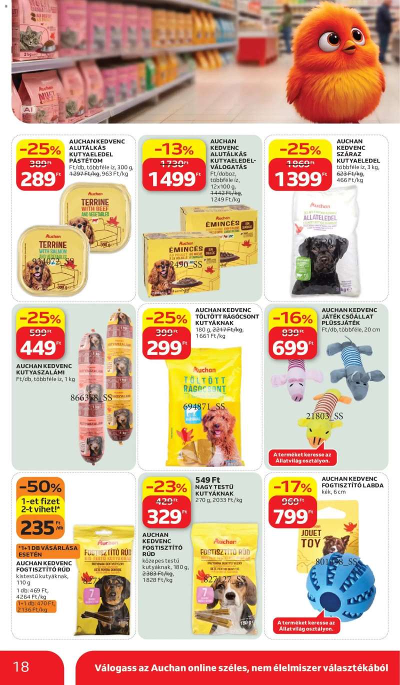 Auchan Auchan Saját Márkás ajánlatok 18 oldal