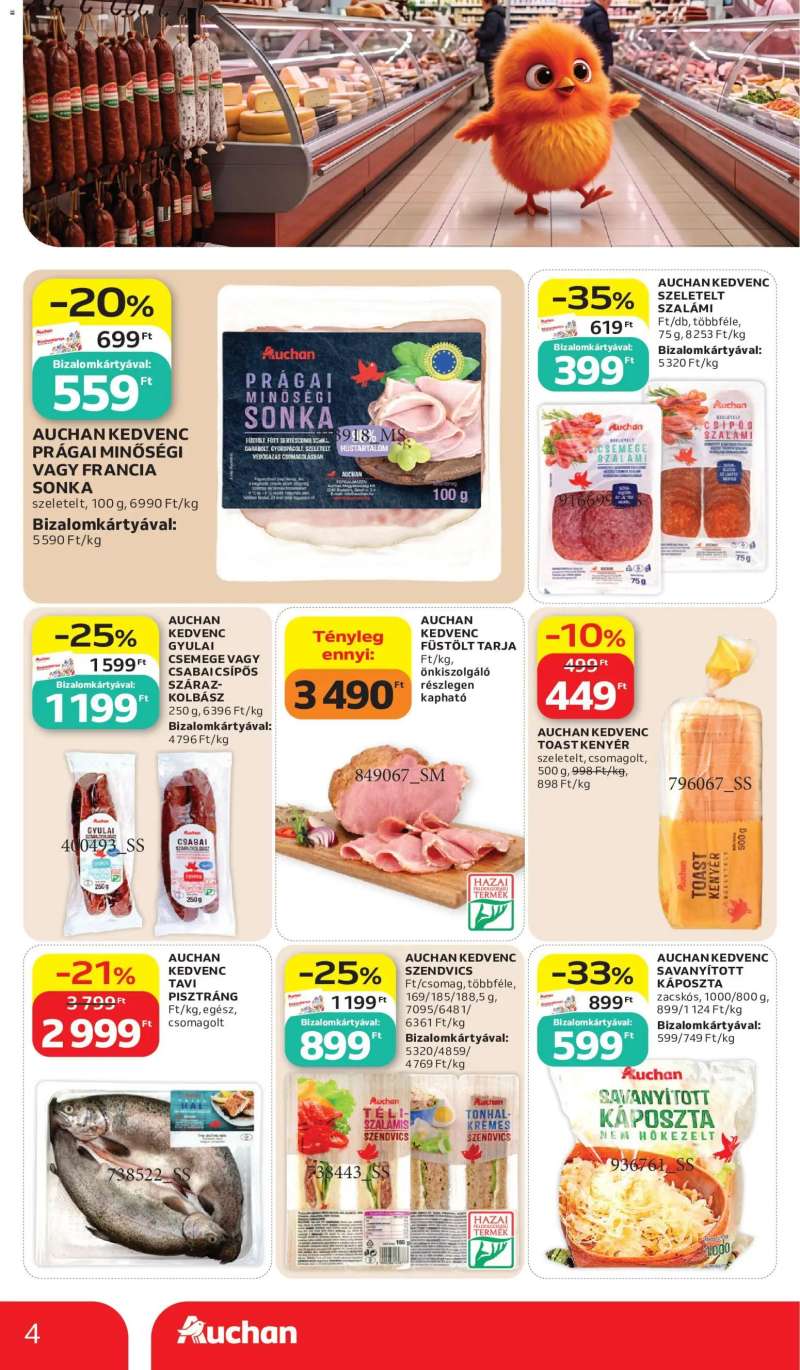 Auchan Auchan Saját Márkás ajánlatok 4 oldal