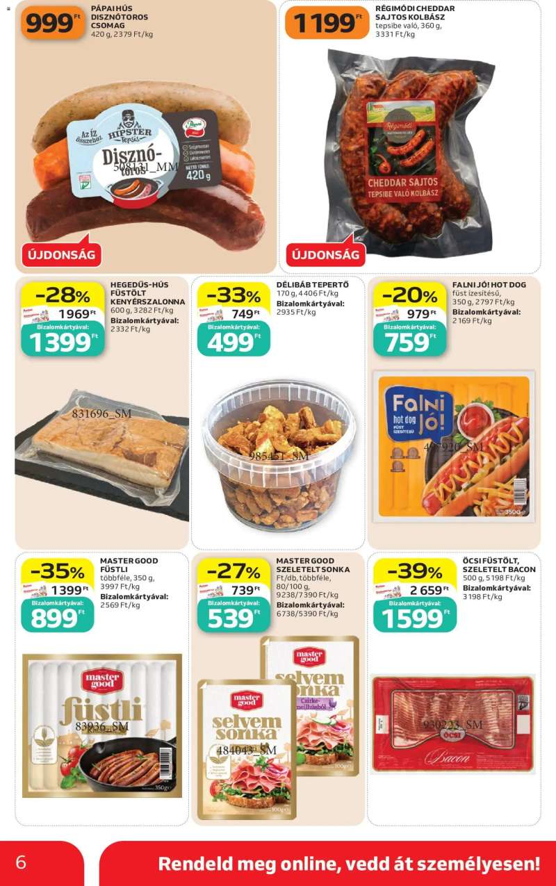 Auchan Auchan Szupermarket akciós újság 6 oldal