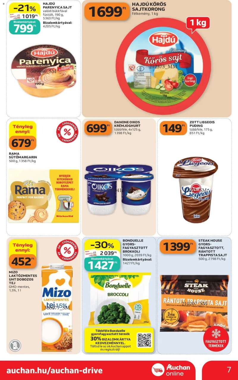 Auchan Auchan Szupermarket akciós újság 7 oldal