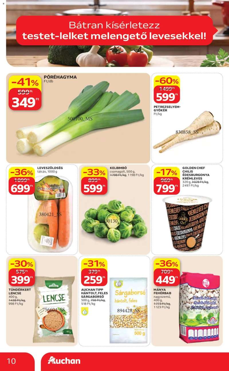 Auchan Auchan akciós újság 10 oldal