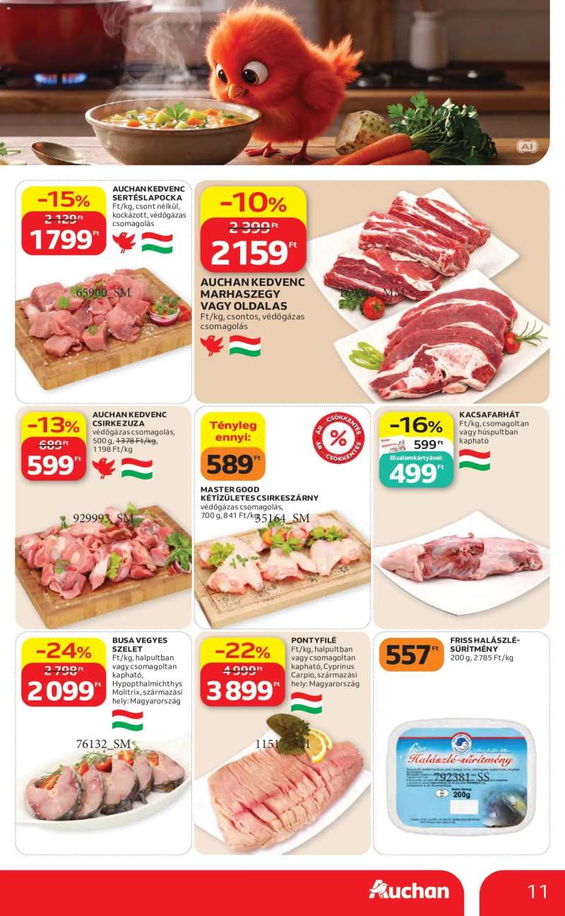 Auchan Auchan akciós újság 11 oldal