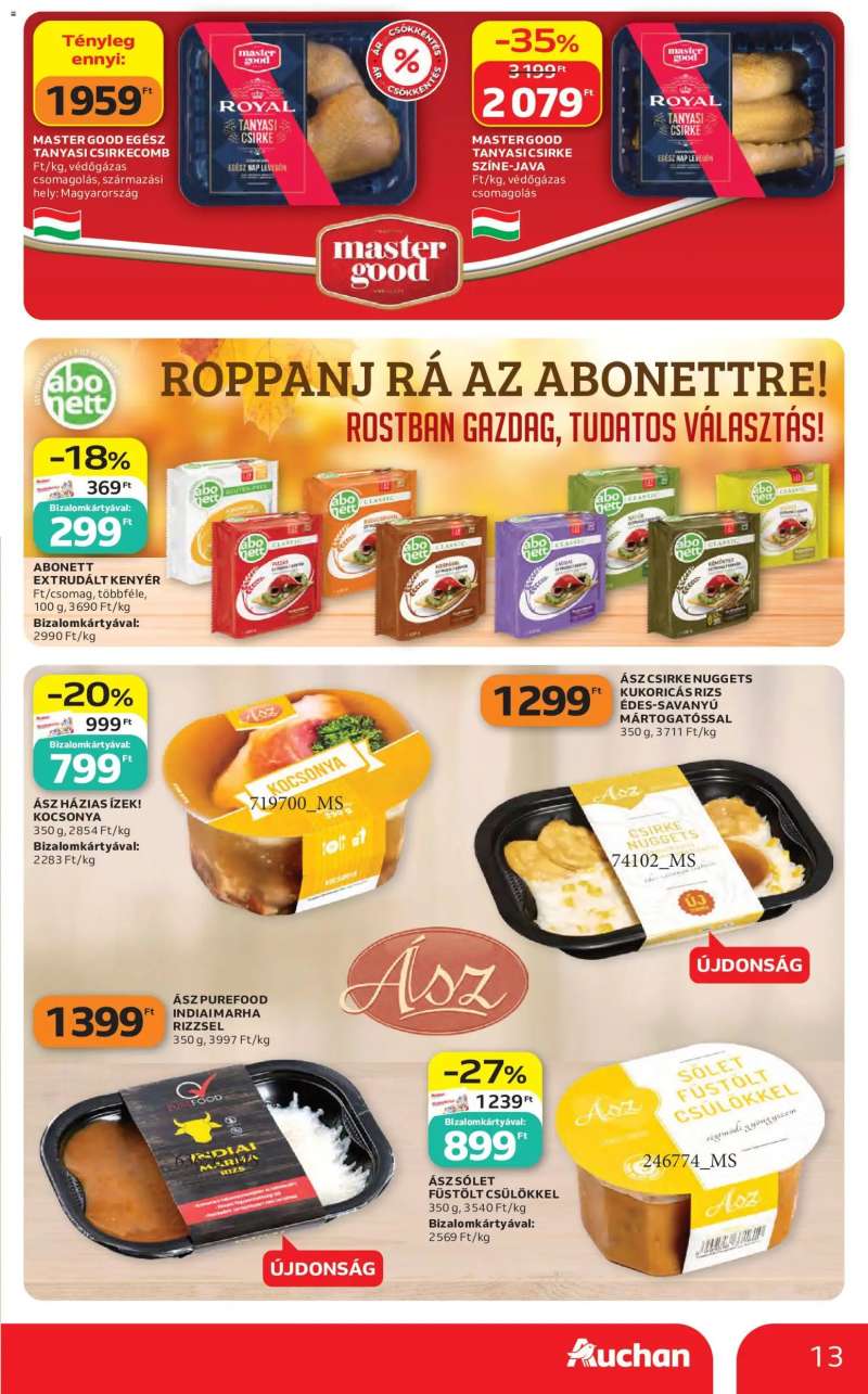 Auchan Auchan akciós újság 13 oldal