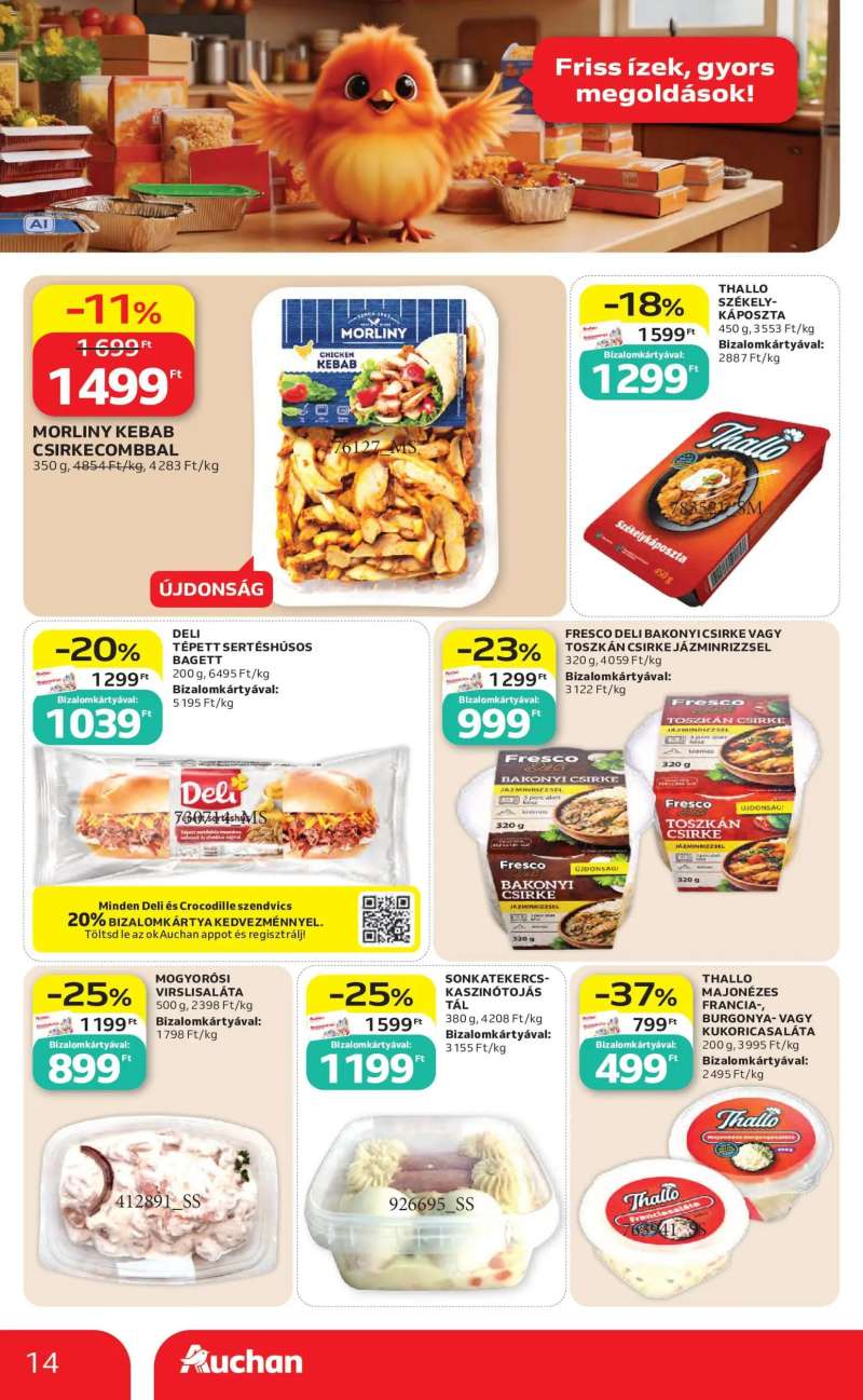 Auchan Auchan akciós újság 14 oldal