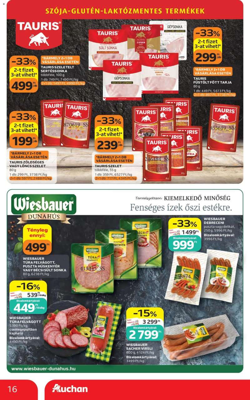 Auchan Auchan akciós újság 16 oldal