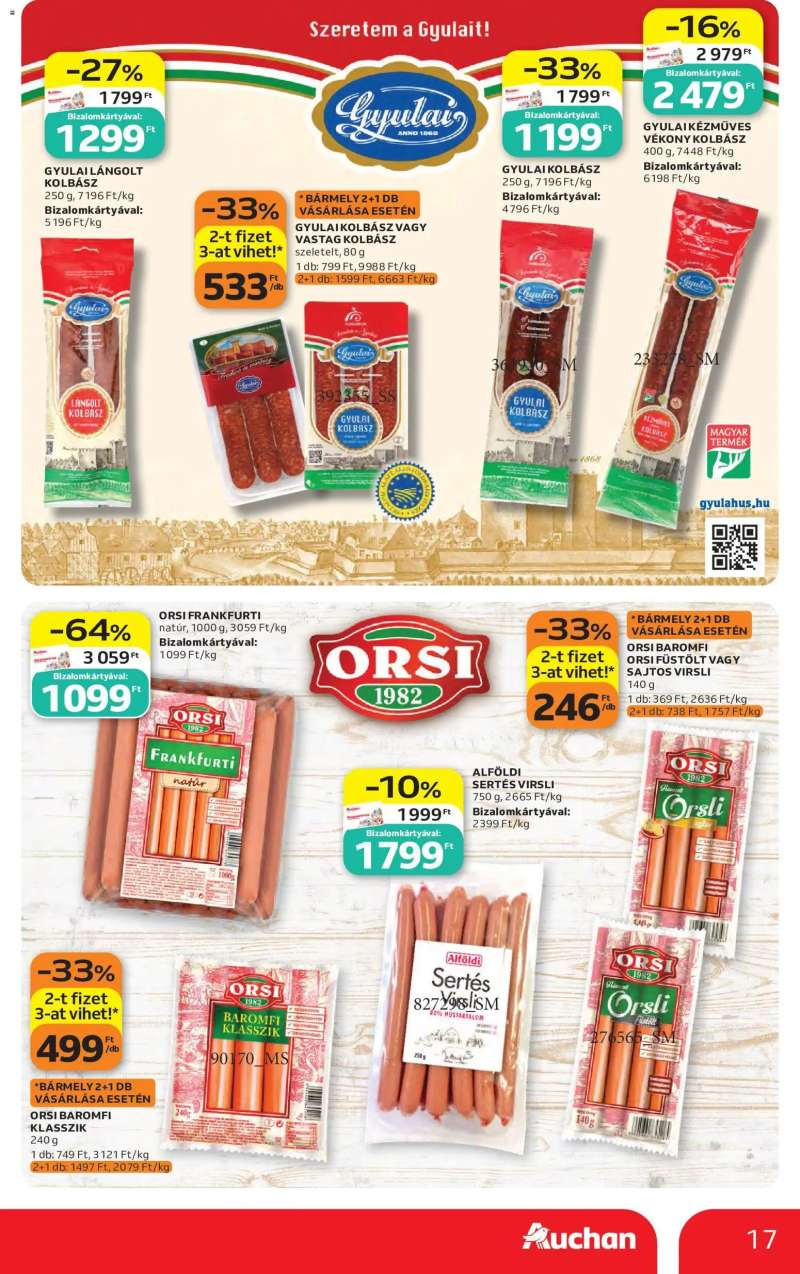 Auchan Auchan akciós újság 17 oldal