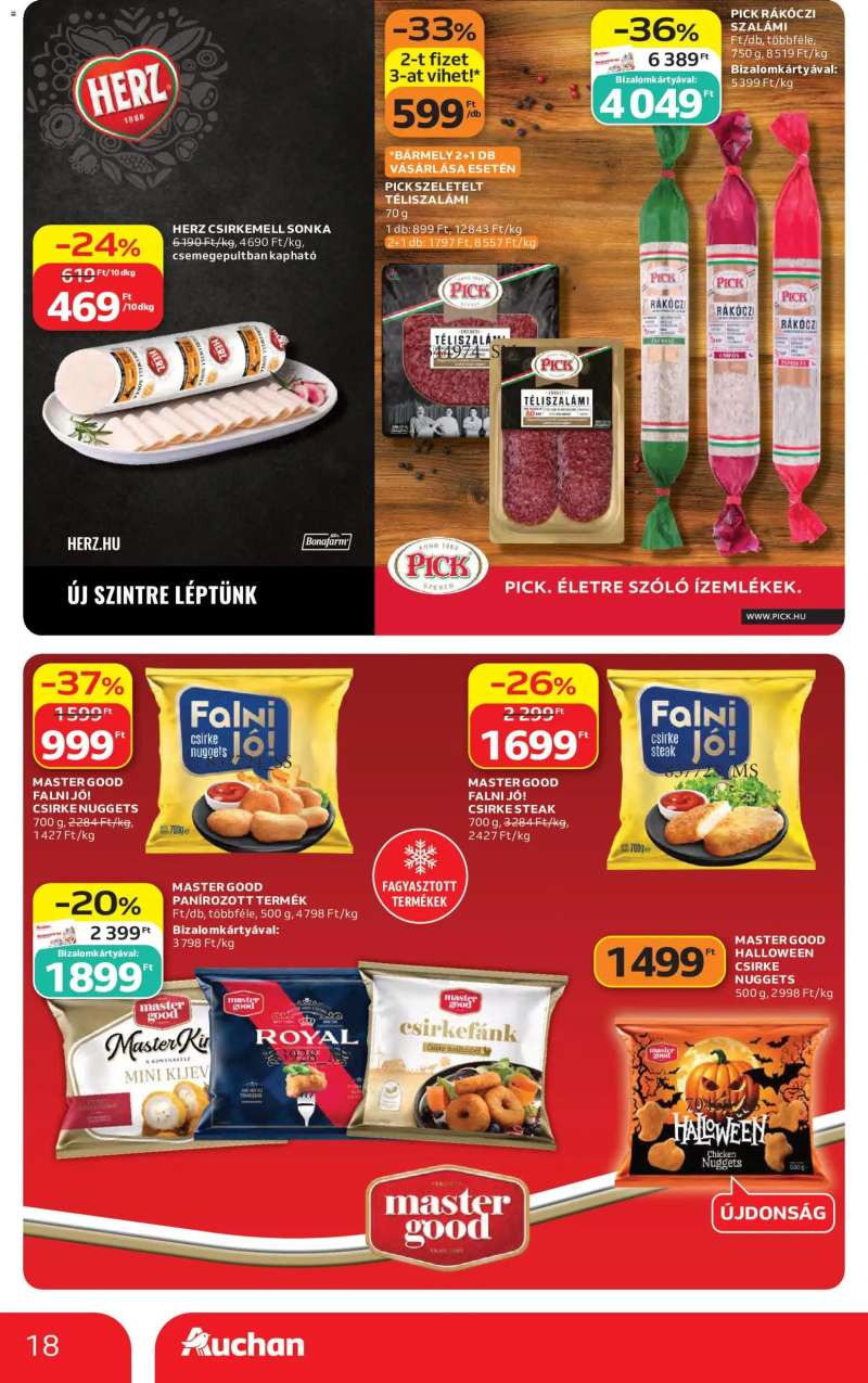 Auchan Auchan akciós újság 18 oldal