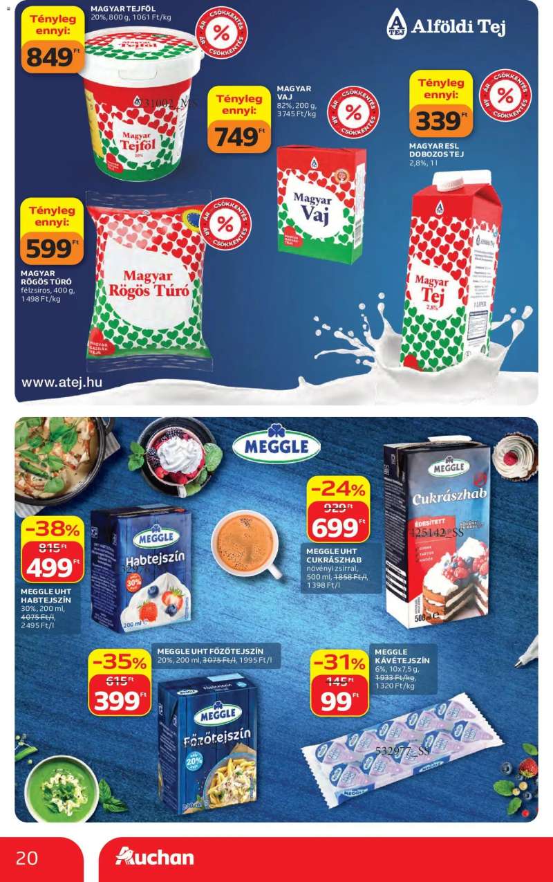 Auchan Auchan akciós újság 20 oldal
