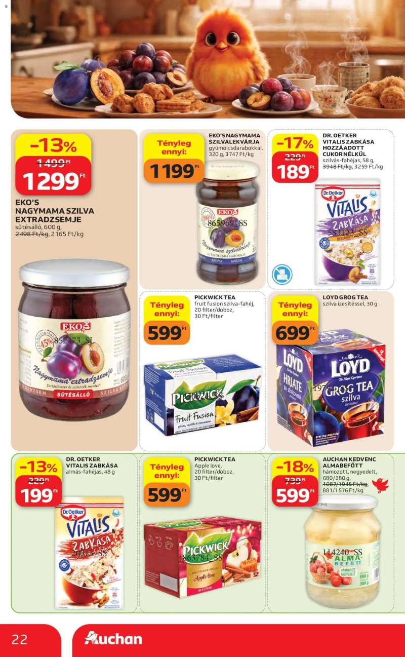 Auchan Auchan akciós újság 22 oldal