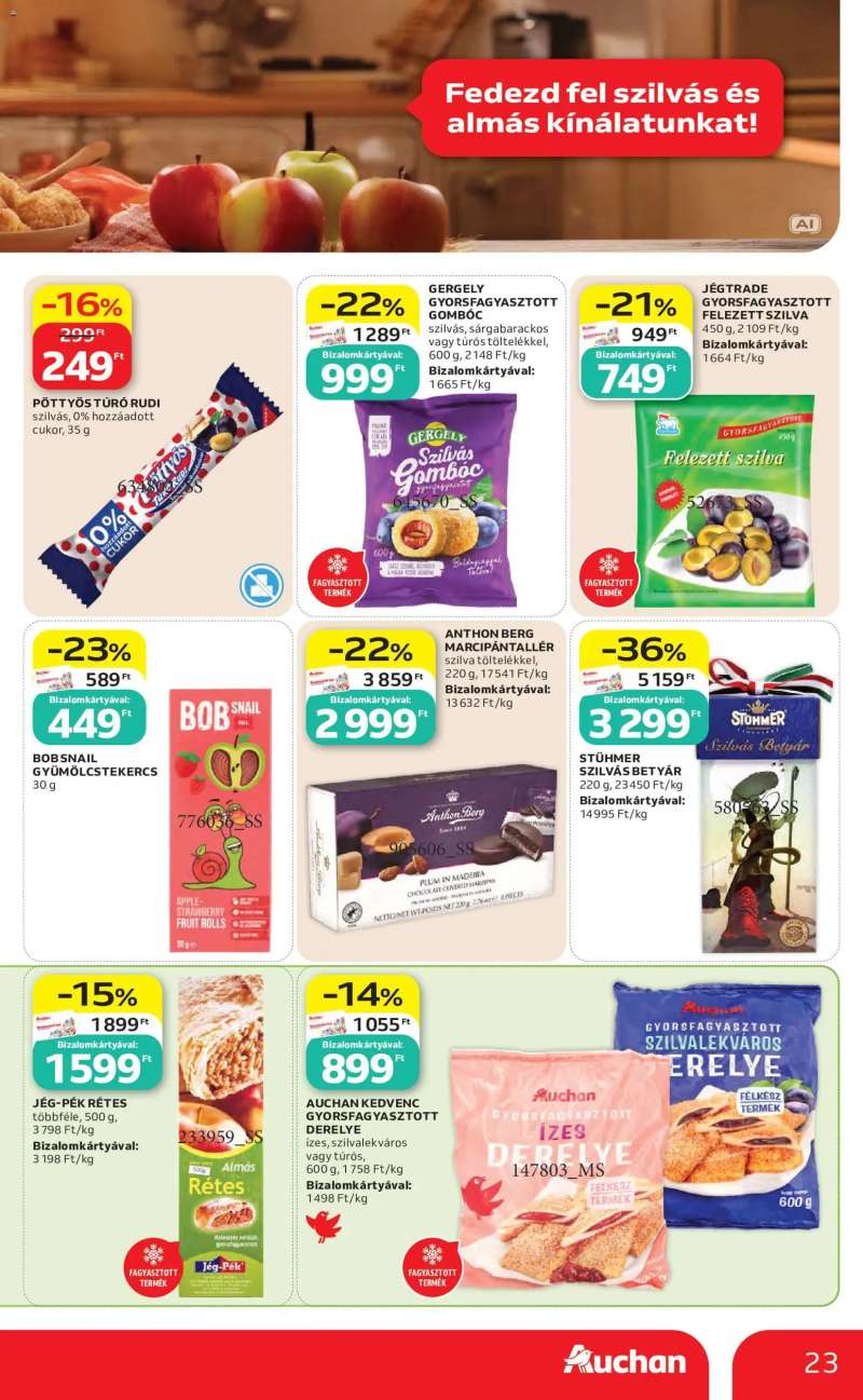 Auchan Auchan akciós újság 23 oldal