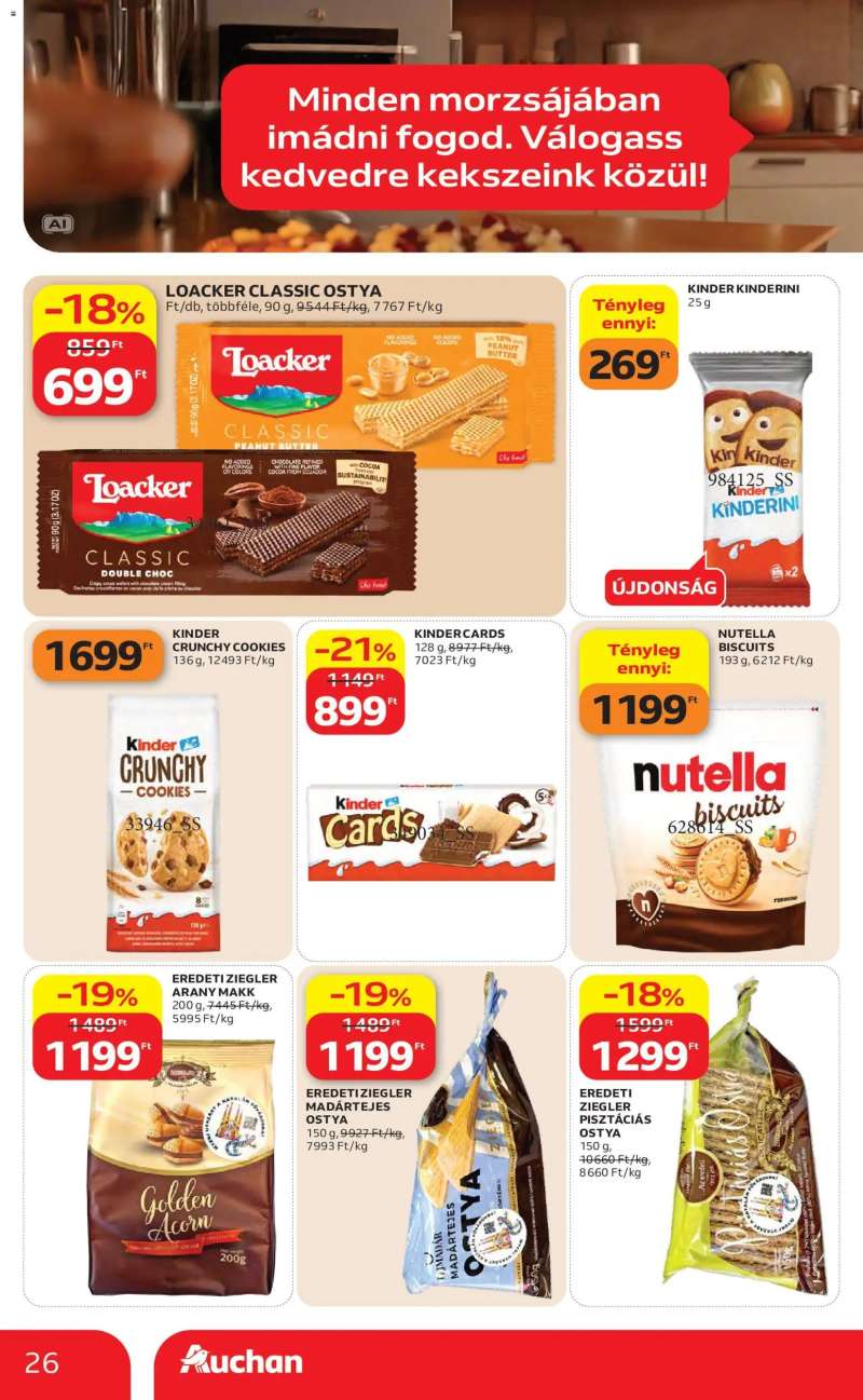 Auchan Auchan akciós újság 26 oldal