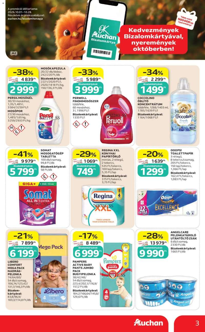 Auchan Auchan akciós újság 3 oldal