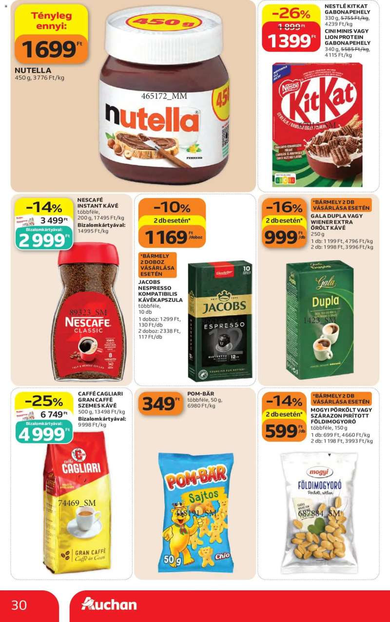 Auchan Auchan akciós újság 30 oldal
