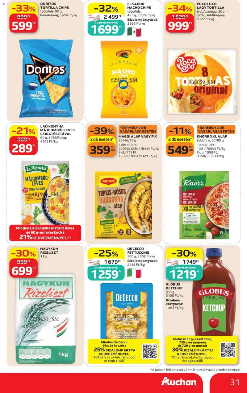 Auchan Auchan akciós újság 31 oldal