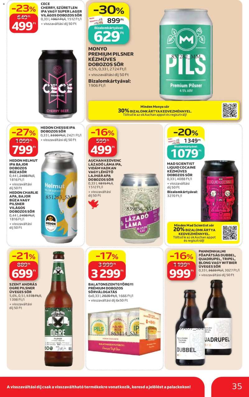 Auchan Auchan akciós újság 35 oldal