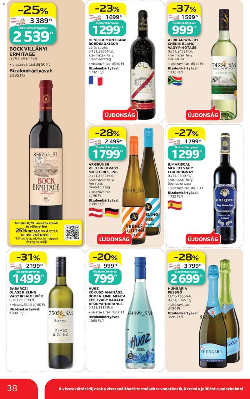 Auchan Auchan akciós újság 38 oldal
