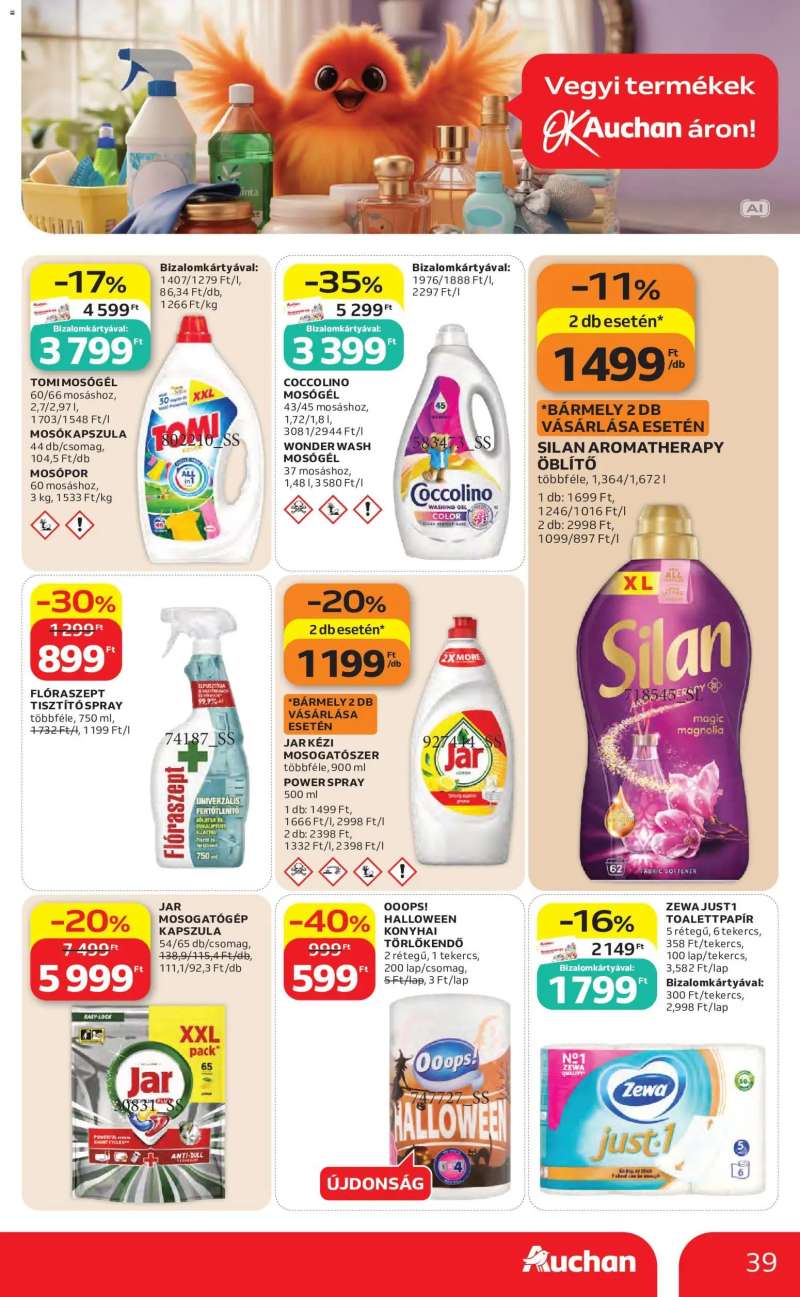 Auchan Auchan akciós újság 39 oldal