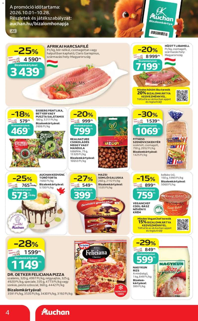 Auchan Auchan akciós újság 4 oldal