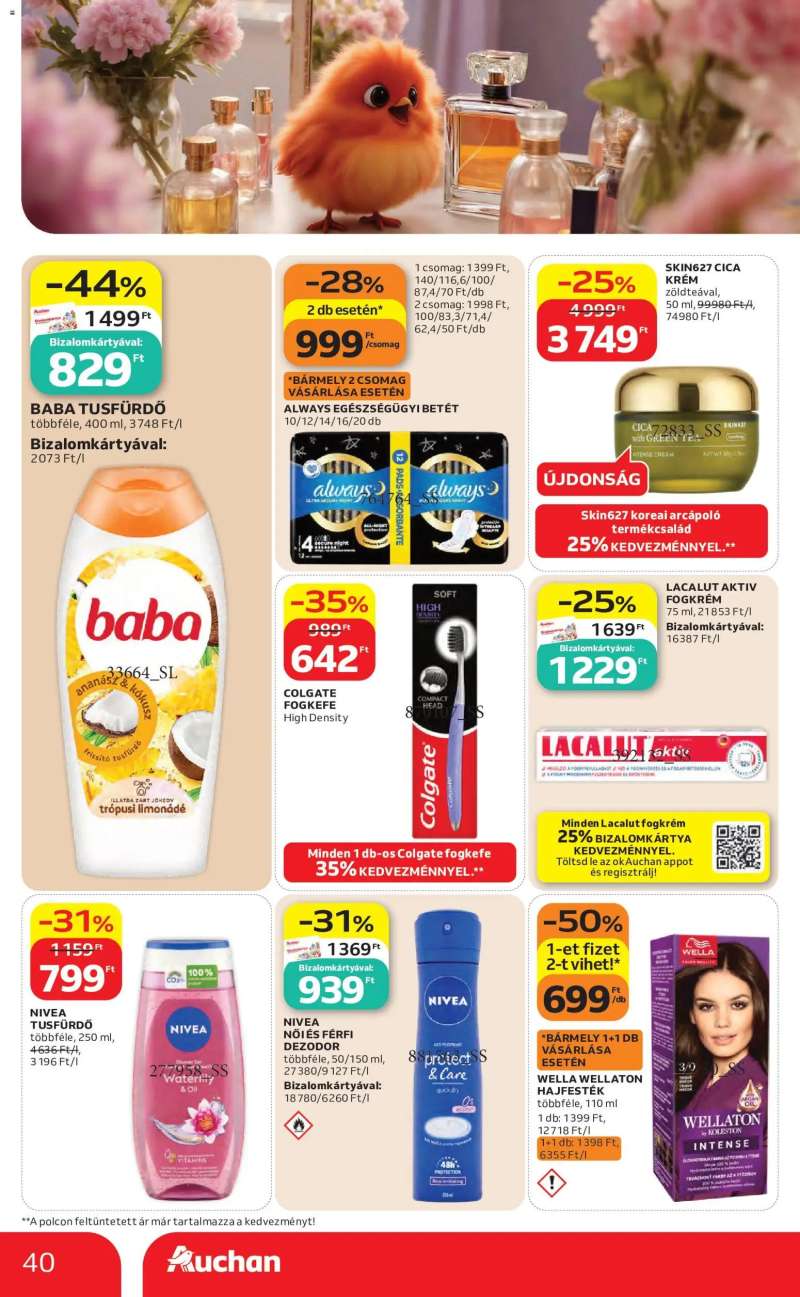 Auchan Auchan akciós újság 40 oldal
