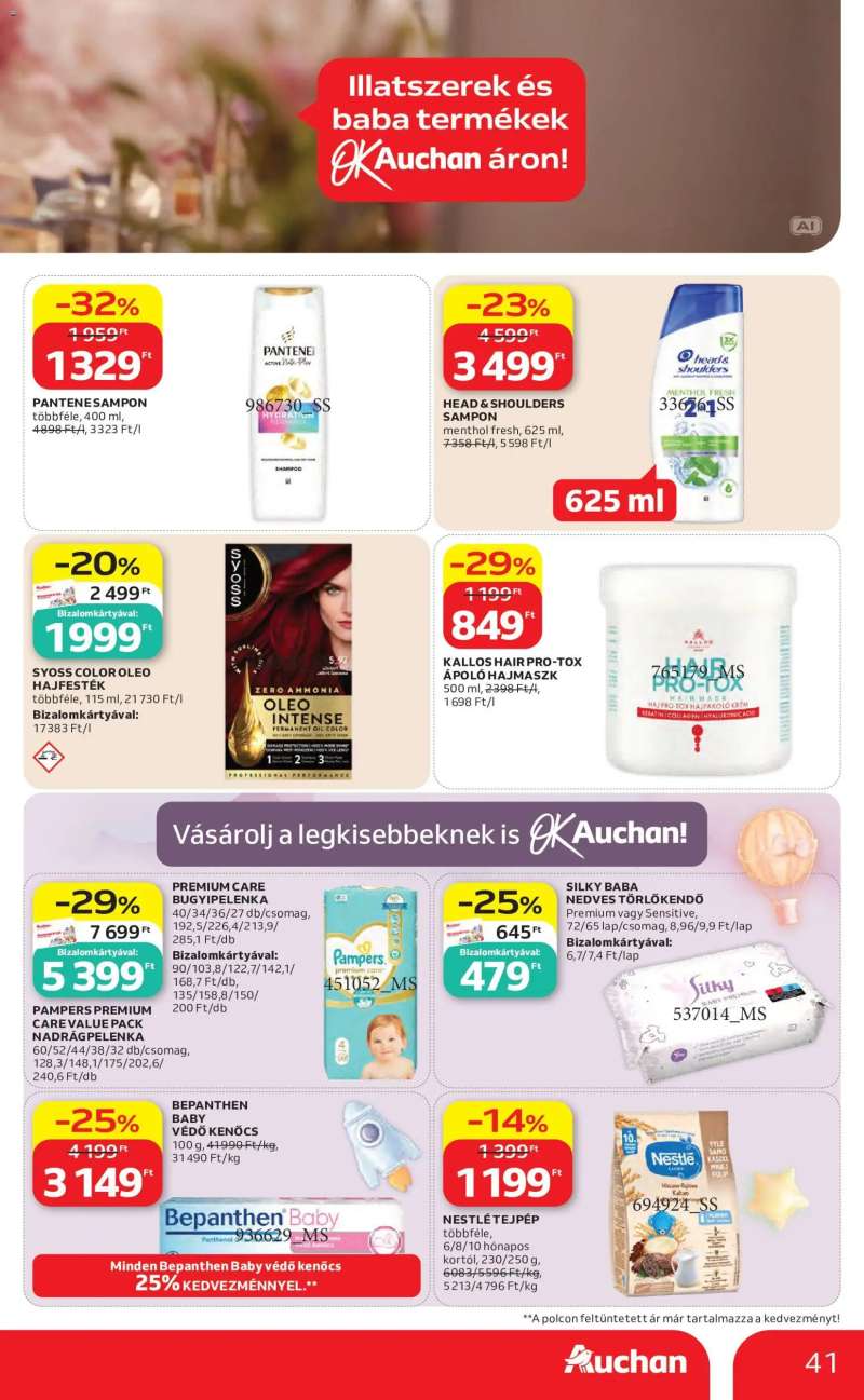 Auchan Auchan akciós újság 41 oldal