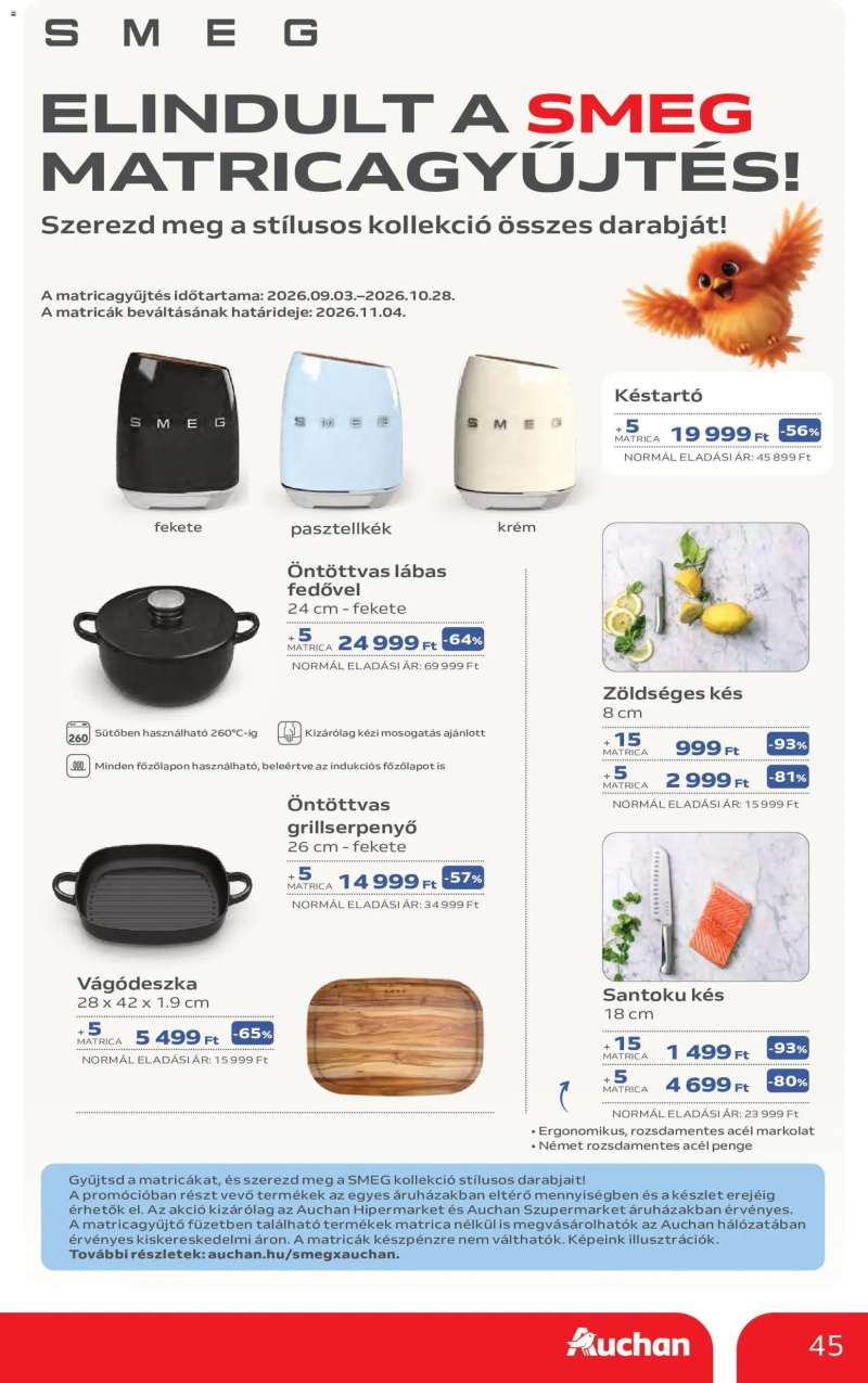 Auchan Auchan akciós újság 45 oldal