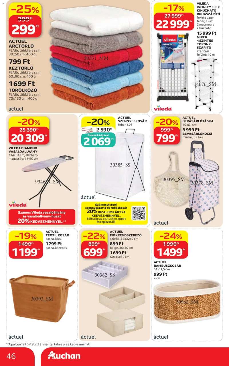 Auchan Auchan akciós újság 46 oldal