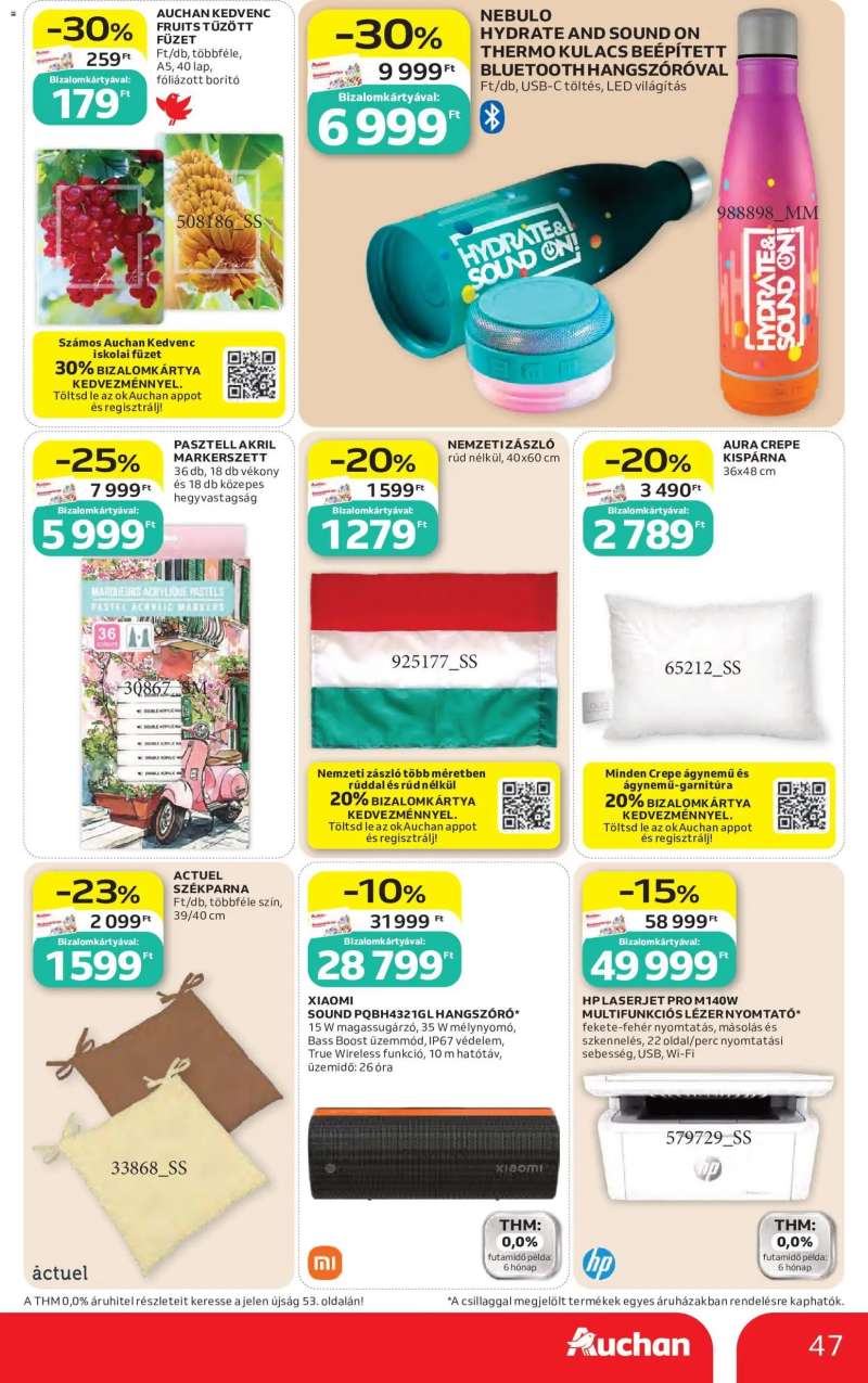 Auchan Auchan akciós újság 47 oldal