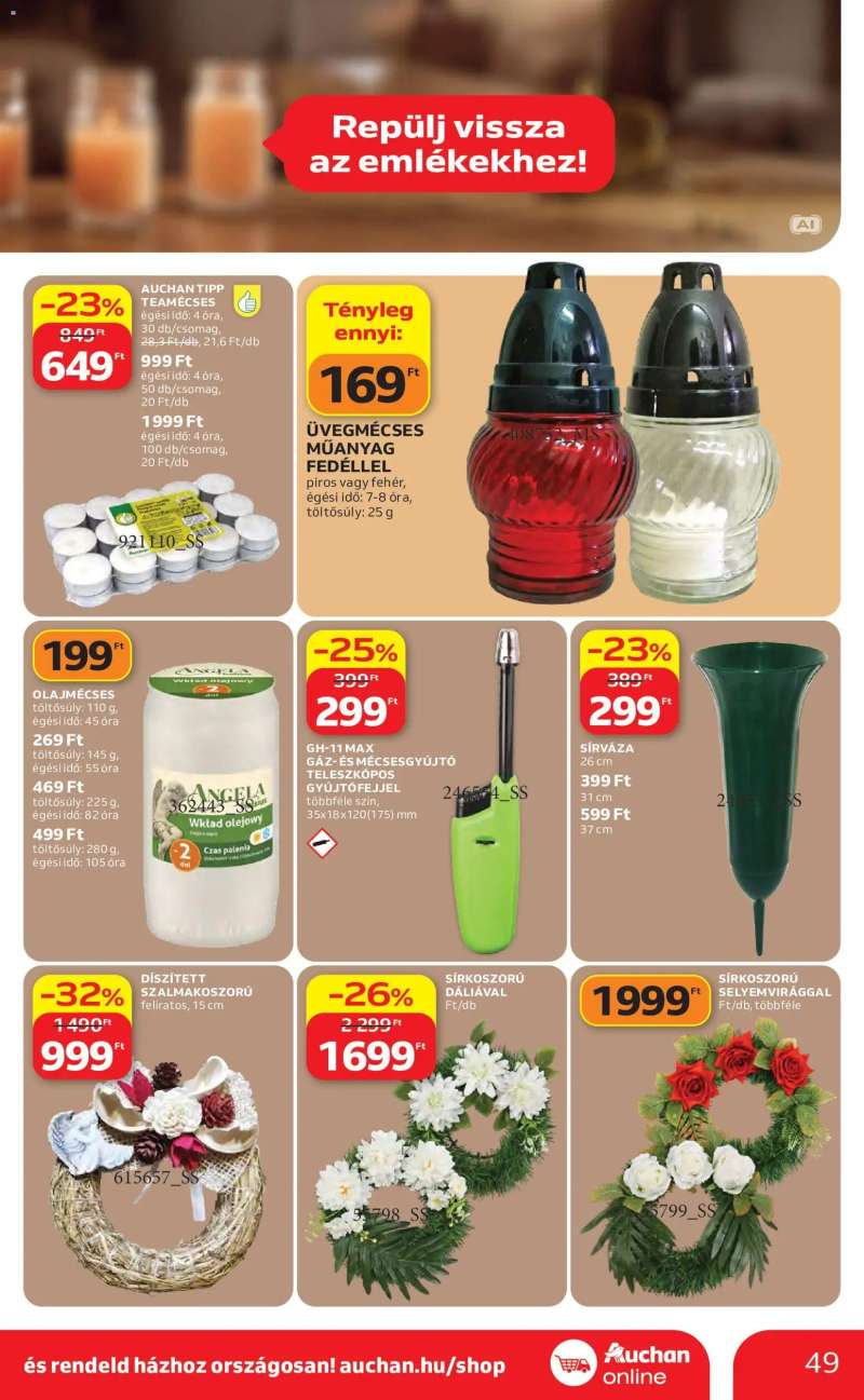 Auchan Auchan akciós újság 49 oldal