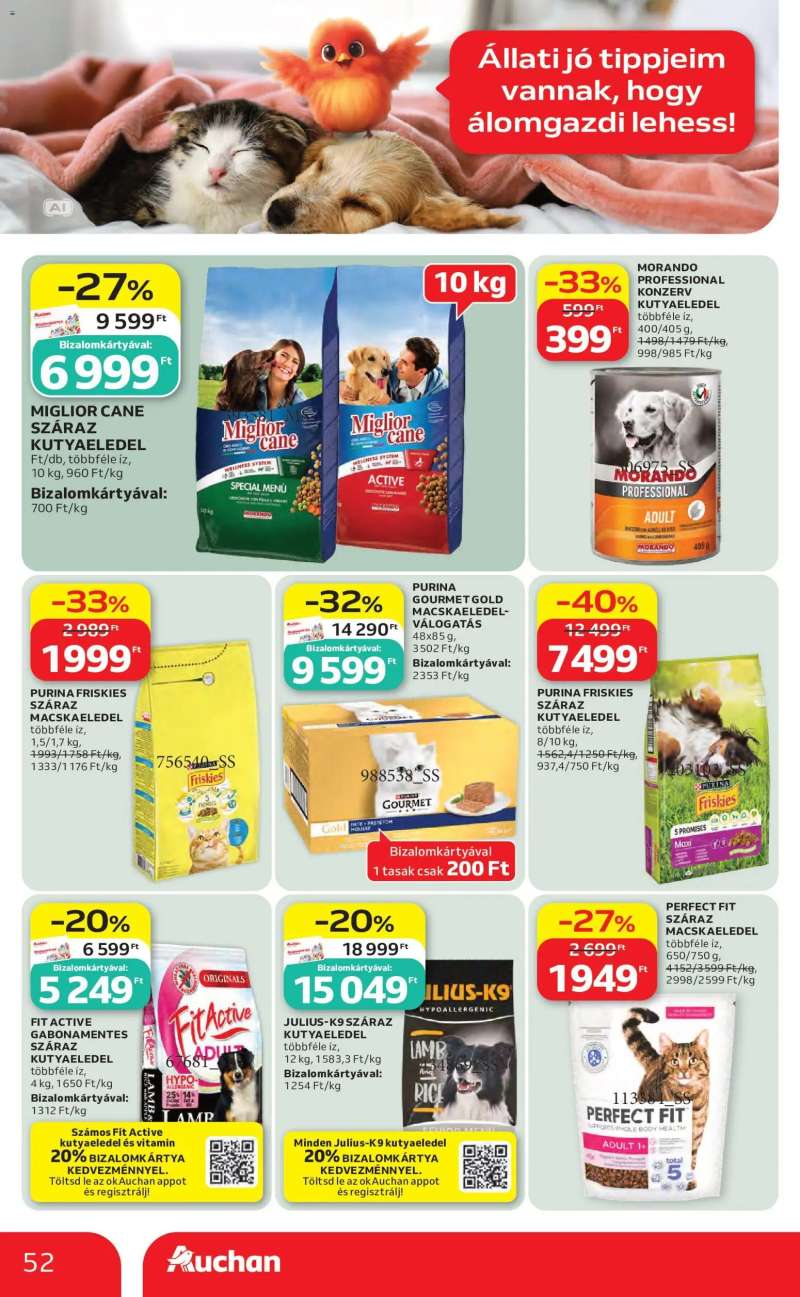 Auchan Auchan akciós újság 52 oldal