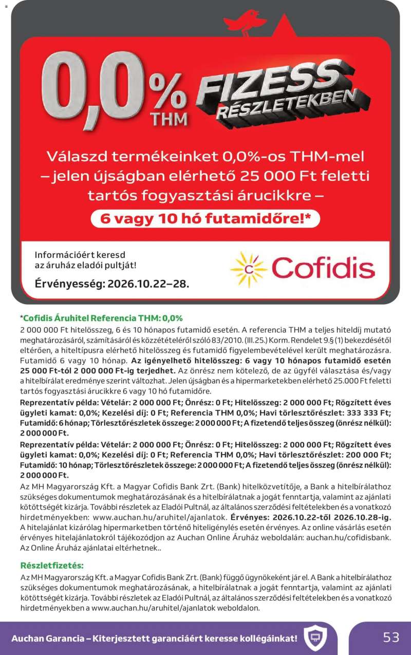 Auchan Auchan akciós újság 53 oldal