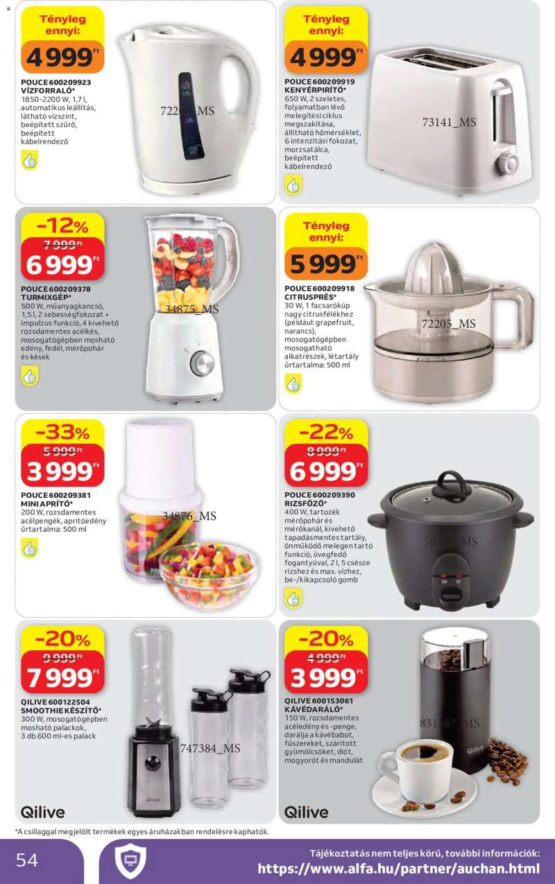 Auchan Auchan akciós újság 54 oldal