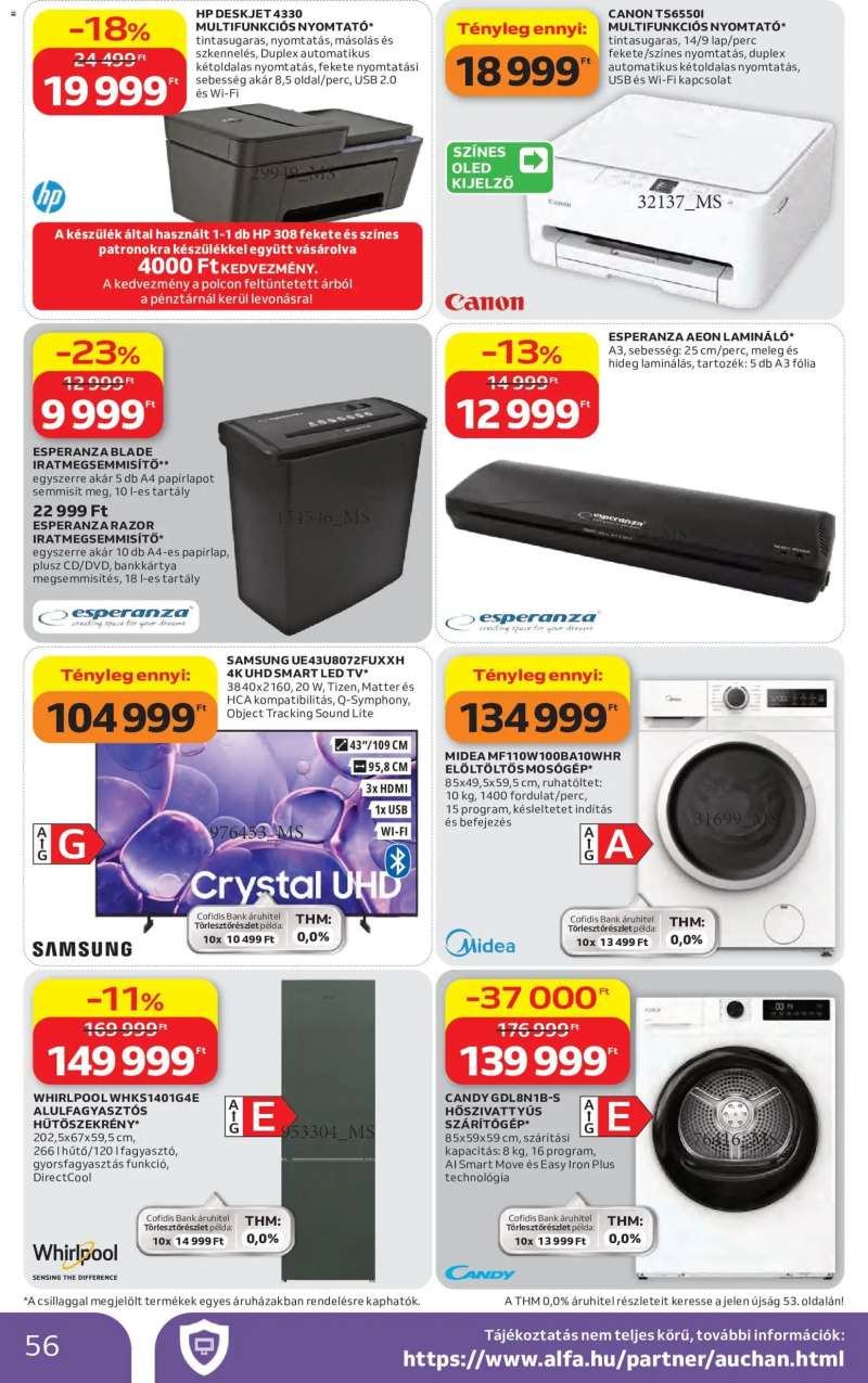 Auchan Auchan akciós újság 56 oldal